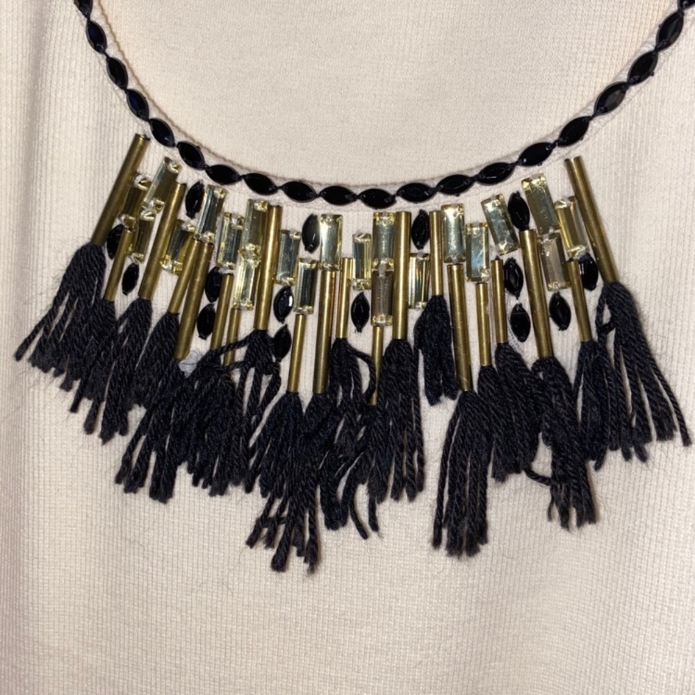 🍂Ruby Rd. Tassel Accent Top🍂 - Picture 2 of 8